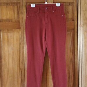 MAURICES red jeans sz M woman's